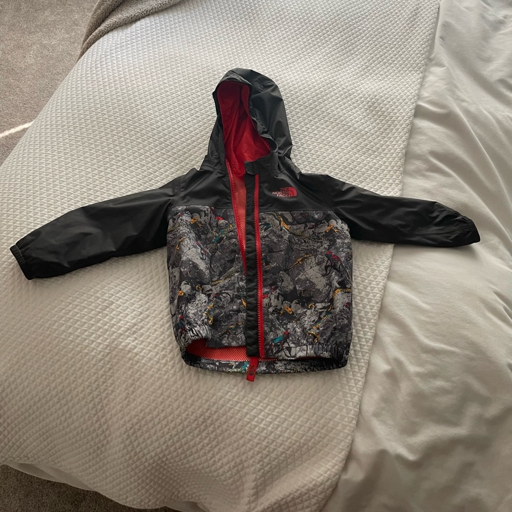 Toddler the north face rain jacket